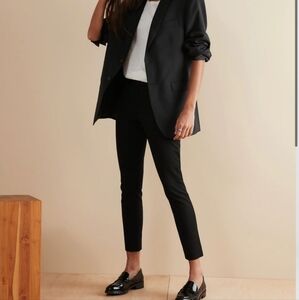 Banana Republic Black Cropped Pants Size 16 Business Office Work Casual